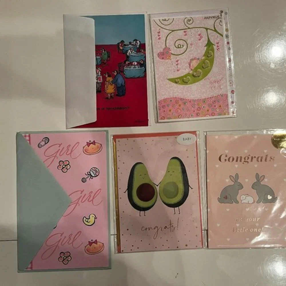 New Baby -‎ Greeting Cards (Bundle of Five Cards)